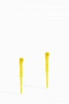Simone Rocha Single Flower Drop Earring S In Yellow