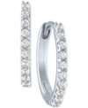 FOREVER GROWN DIAMONDS LAB-CREATED DIAMOND EXTRA SMALL HOOP EARRINGS (1/10 CT. T.W.) IN 10K WHITE OR YELLOW GOLD