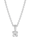 ALETHEA CERTIFIED DIAMOND 18" PENDANT NECKLACE (1/3 CT. T.W.) IN 14K WHITE GOLD FEATURING DIAMONDS WITH THE 