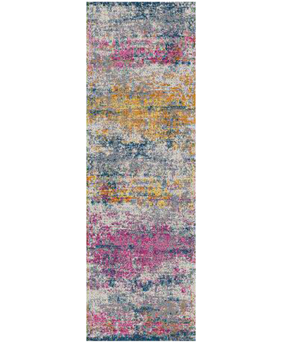 Amer Rugs Montana Blesilda 2'7" X 8' Runner Area Rug In Orange