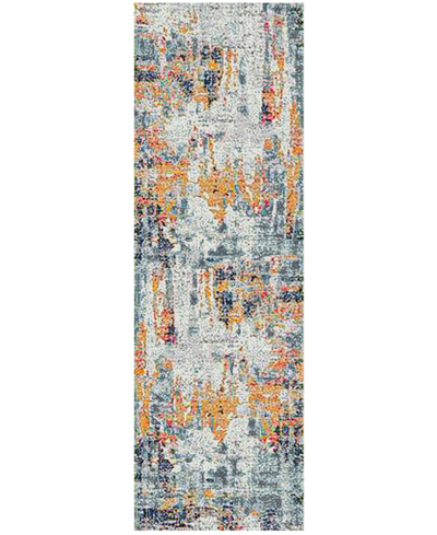 Amer Rugs Montana Joanna 2'7" X 8' Runner Area Rug In Orange