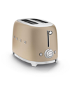 Smeg 2-slice Toaster In Matte Champagne