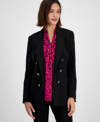 BAR III WOMEN'S BI-STRETCH FAUX-DOUBLE-BREASTED JACKET, CREATED FOR MACY'S