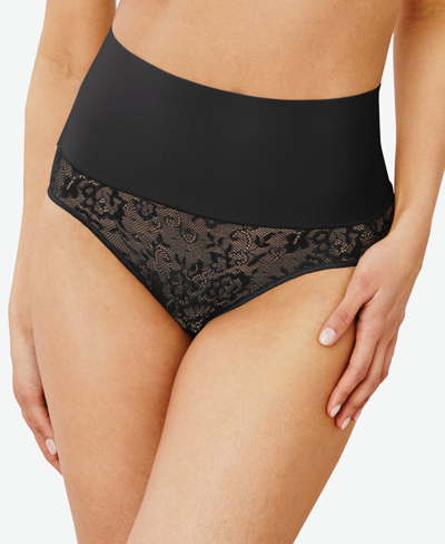 Maidenform Tame Your Tummy Firm Control Brief Dm0051 In Black