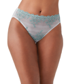 Wacoal Embrace Lace Hi Cut Embroidered Brief Underwear Lingerie 841191 In Micro Chip/tourmaline
