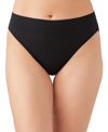 Wacoal Women's Balancing Act High-cut Brief Underwear 871349 In Black