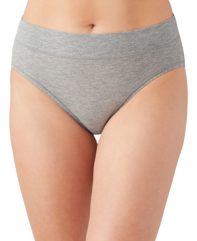 Wacoal Women's Balancing Act High-cut Brief Underwear 871349 In Grey Heather