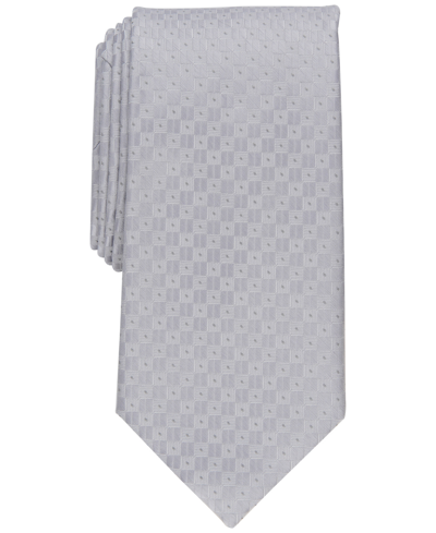 Perry Ellis Perry Ellie Men's Klaren Neat Tie In Silver