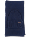 Barbour Men's 2-pc. Crimdon Beanie & Matching Scarf In Navy