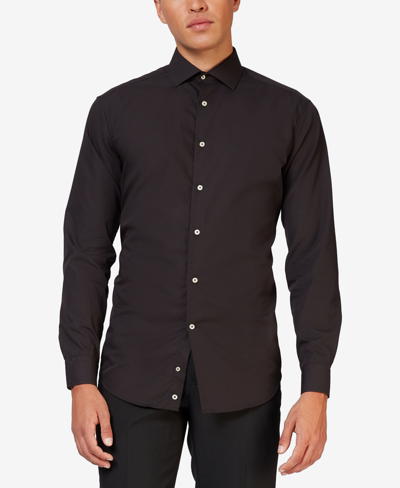Opposuits Men's Solid Color Shirt In Black