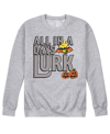 Airwaves Men's Peanuts Characters Fleece T-shirt In Gray