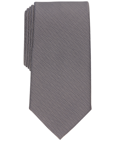 Perry Ellis Men's Hydell Micro-print Tie In Taupe