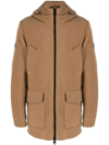 WOOLRICH PADDED HOODED COAT