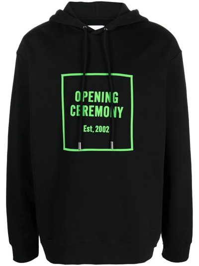 Opening Ceremony Logo-print Hoodie In Black