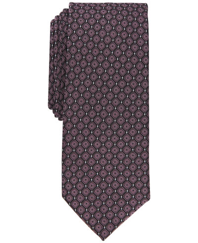 Alfani Men's Morgan Slim Tie, Created For Macy's In Pink