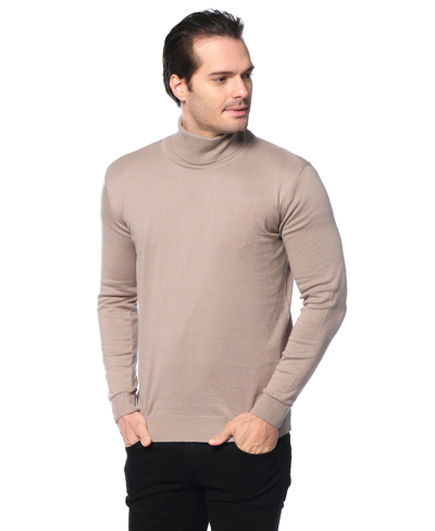 Ron Tomson Men's Modern Roll Neck Sweater In Vizon