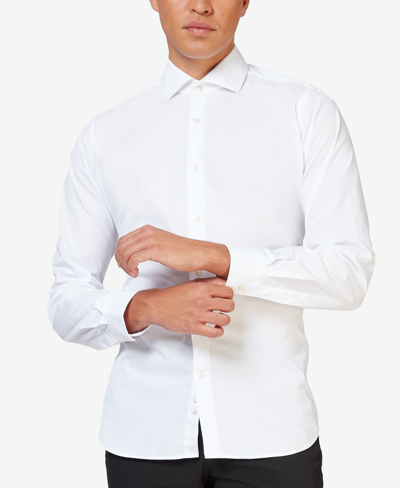 Opposuits Men's Solid Color Shirt In White