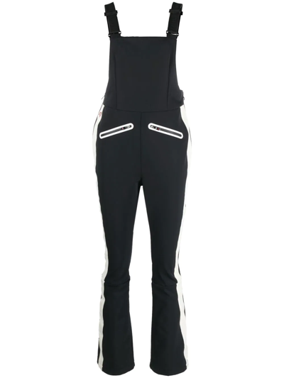 Perfect Moment Panelled Side-zip Ski Jumpsuit In Black