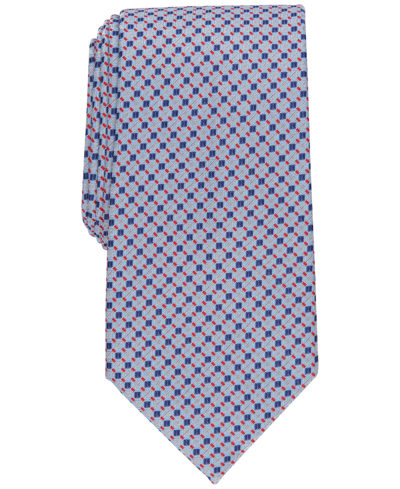 Perry Ellis Men's Geometric-print Tie In Blue