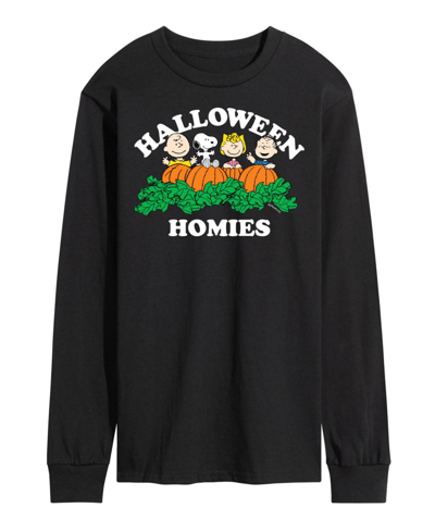 Airwaves Men's Peanuts Halloween Homies T-shirt In Black