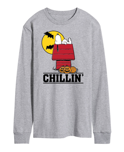 Airwaves Men's Peanuts Chillin' T-shirt In Gray