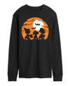 Airwaves Men's Peanuts Trick Or Treating Fleece T-shirt In Black