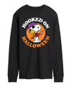Airwaves Men's Peanuts Halloween Vibes Fleece T-shirt In Black