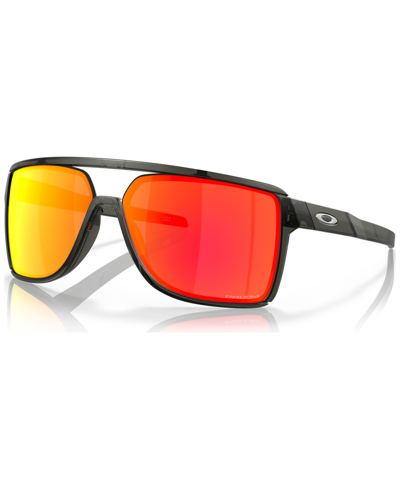 Oakley Men's Sunglasses, Oo9147-0563 In Matte Gray Smoke