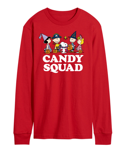 Airwaves Men's Peanuts Candy Squad T-shirt In Red