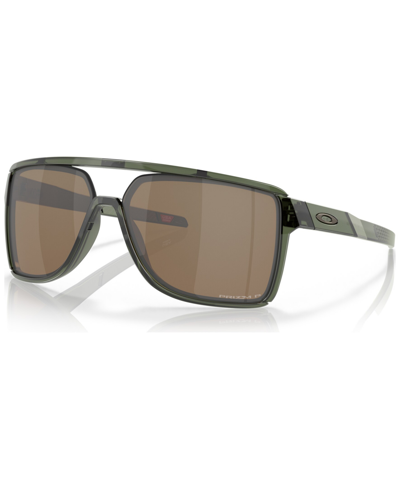 Oakley Men's Polarized Sunglasses, Oo9147-0463 In Olive