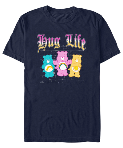 Fifth Sun Men's Care Bears Hug Life Short Sleeve T-shirt In Navy