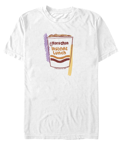 Fifth Sun Men's Maruchan Artsy Short Sleeve T-shirt In White