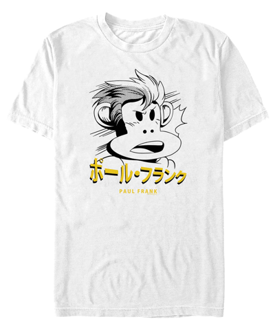 Fifth Sun Men's Paul Frank Kanji Short Sleeve T-shirt In White