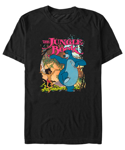 Fifth Sun Men's Jungle Book Friends Dance Short Sleeve T-shirt In Black