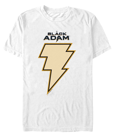Fifth Sun Men's Black Adam Bolt Short Sleeve T-shirt In White