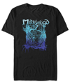 Fifth Sun Men's The Hobbit 2 Woods Gradient Short Sleeve T-shirt In Black