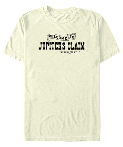 Fifth Sun Men's Nope Jupiter's Claim Welcome Icon Short Sleeve T-shirt In Natural