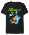 FIFTH SUN MEN'S KIM POSSIBLE COLLEGIATE SHORT SLEEVE T-SHIRT