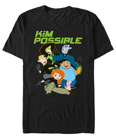 Fifth Sun Men's Kim Possible Group Logo Short Sleeve T-shirt In Black