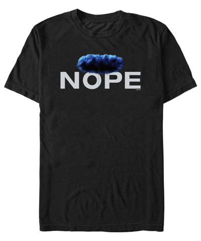 Fifth Sun Men's Nope Logo Cloud Short Sleeve T-shirt In Black