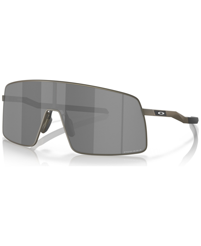 Oakley Men's Sutro 134mm Shield Titanium Sunglasses In Prizm Black