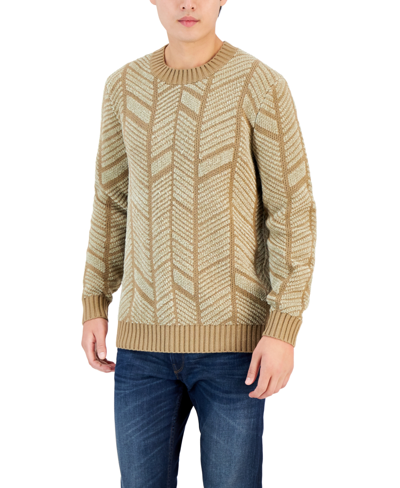 Alfani Men's Herringbone Sweater, Created For Macy's In Twill | ModeSens