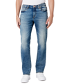 Buffalo David Bitton Men's Contrasted Future Fiber Slim Ash Fit Jeans In Heavily Sanded And Worked