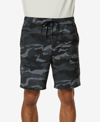 O'neill Reserve Elastic Waist Shorts In Black Camo