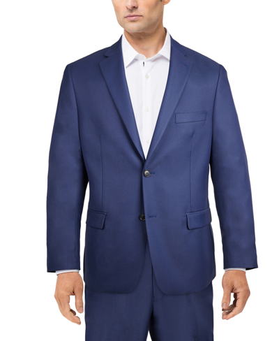 Alfani Men's Classic-fit Stretch Solid Suit Jacket, Created For Macy's In Navy