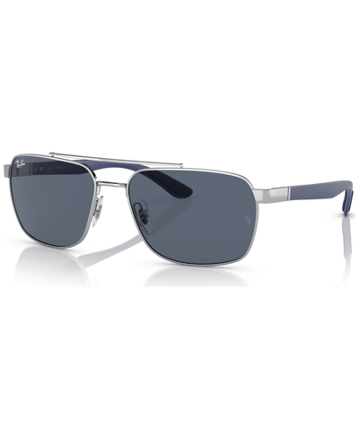 Ray Ban Men's Sunglasses, Rb370159-x In Silver-tone