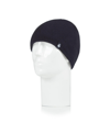 Heat Holders Men's Oran Solid Flat Knit Roll Up Hat In Navy