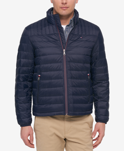 Tommy Hilfiger Men's Packable Quilted Puffer Jacket In Midnight