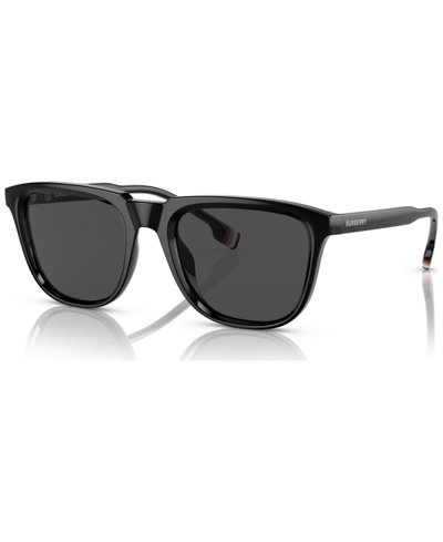 Burberry Men's George Sunglasses, Be4381u In Black