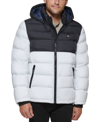 Tommy Hilfiger Men's Quilted Puffer Jacket, Created For Macy's In Black/white Combo